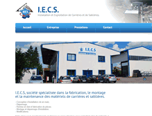 Tablet Screenshot of iecs.fr